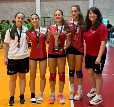 Imagen El Club Voleibol Sanse, imparable durante el fin de semana