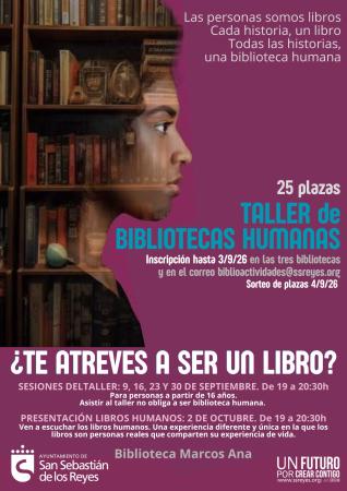 TALLER DE BIBLIOTECAS HUMANAS Inscripción hasta el 3/9/26